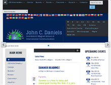 Tablet Screenshot of johncdaniels.org